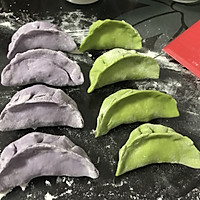 彩色蔬菜汁手工饺子的做法图解5
