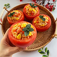 开运年菜，“柿柿如意”番茄饭，愿新的一年事事如意，顺风顺水的做法图解10