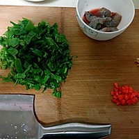 菠菜虾仁粥的做法图解2
