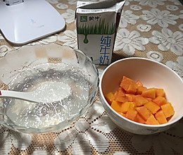 木瓜牛奶炖燕窝的做法
