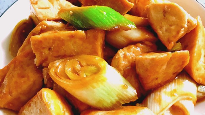 大葱烧豆腐