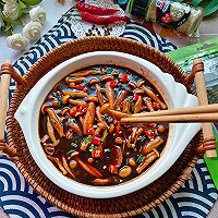 #一学就会快手菜#飘香满屋的家常美食～青花椒糖醋白玉菇的做法图解26