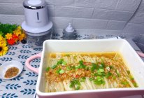 #尽享安心亲子食刻#快手家常菜：蒜香金针菇的做法