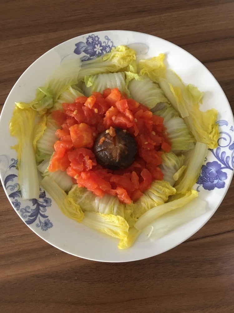 茄汁娃娃菜包