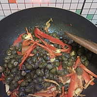 炒田螺的做法图解9