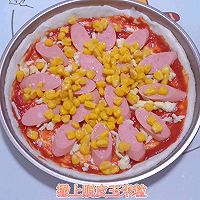 #丘比小能手料理课堂#火腿披萨【辅食】的做法图解12