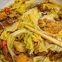 白菜猪肉炖粉丝 巨简单热乎乎下饭菜的做法图解11