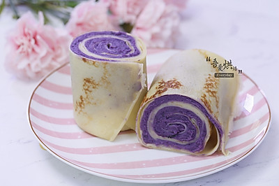 紫薯毛巾卷
