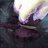 紫薯红豆糯米饼（烤箱版）的做法图解5