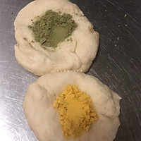 #爱乐甜夏日轻脂甜蜜#蝴蝶结双色馒头的做法图解3