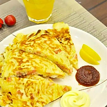 俄式海鲜鸡蛋煎饼#元气挑战每一天#美的蒸宝宝