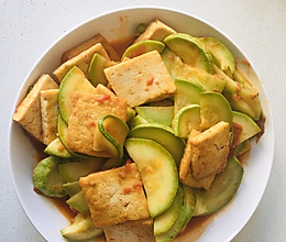 豆腐番茄炒角瓜的做法