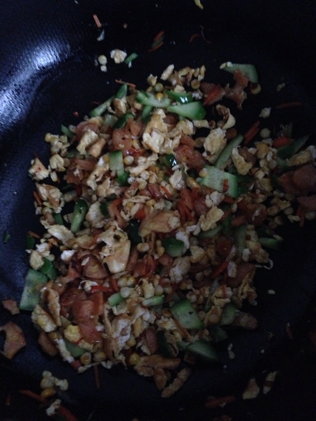 菠萝焗饭的做法图解11