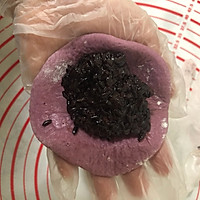 日式紫薯糯米面包的做法图解8
