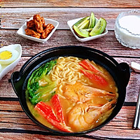 #春季食材大比拼#海鲜辛拉面的做法图解11