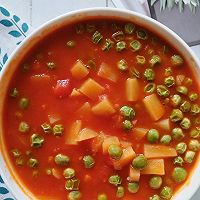 天气炎热吃点开胃的菜——番茄双豆的做法图解11
