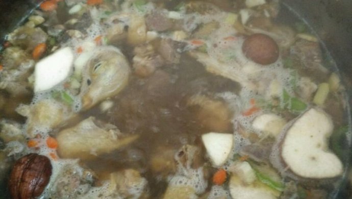 斑鸠蘑菇汤，简单