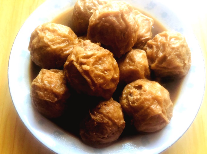 低油面筋塞肉 江南特色菜的做法
