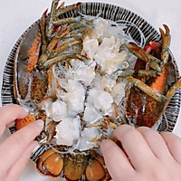 蒜蓉粉丝蒸波士顿龙虾#以美食的名义说爱她#的做法图解5