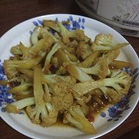 花菜炒肉片的做法图解5