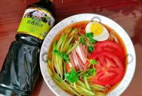#珍选捞汁 健康轻食季#用捞汁做朝鲜冷面简单味正的做法