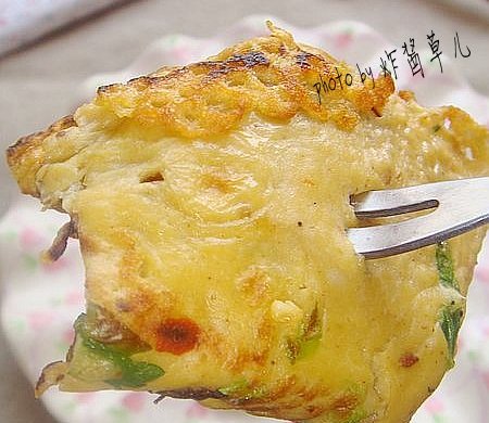 芹叶蛋饼