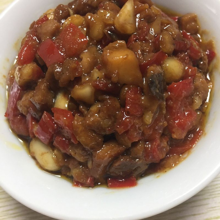 自制私房牛肉酱的做法
