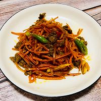 胡萝卜炒牛肉的做法图解9