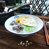 鸡蛋牛肉龙须面汤的做法图解12