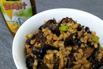 鸡汁猪肉蘑菇卤
