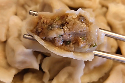 蚶子白菜饺