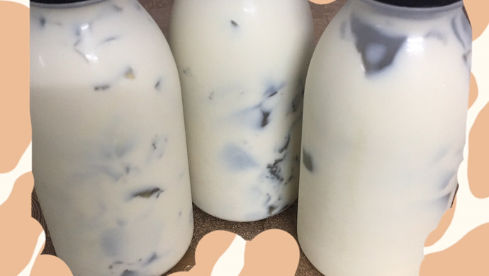抹茶乌龙冻奶茶
