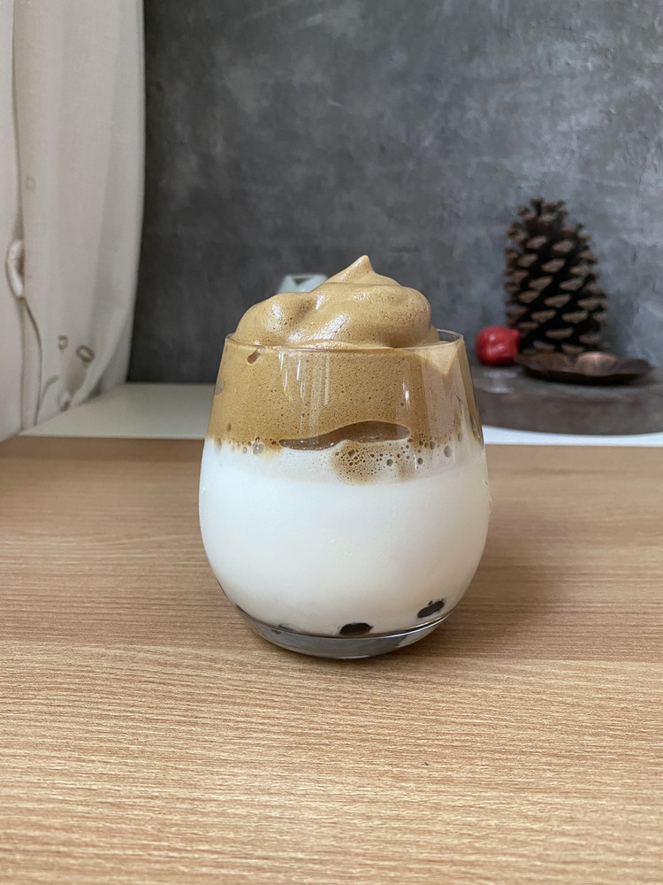 咖啡奶泡饮的做法