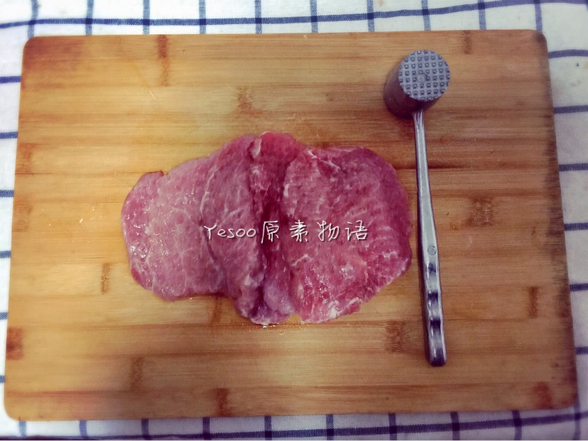 香酥猪肉薯条炸里脊-停不下来的零食的做法图解1