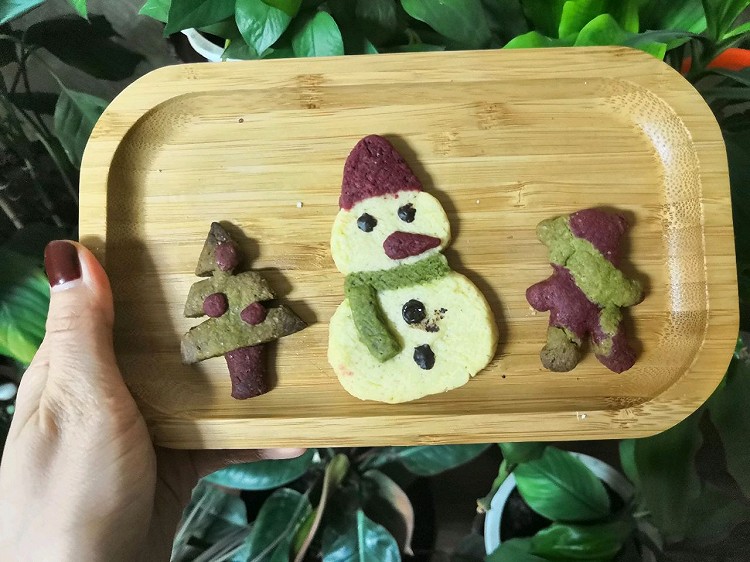 圣诞雪人、圣诞树、小熊饼干的做法