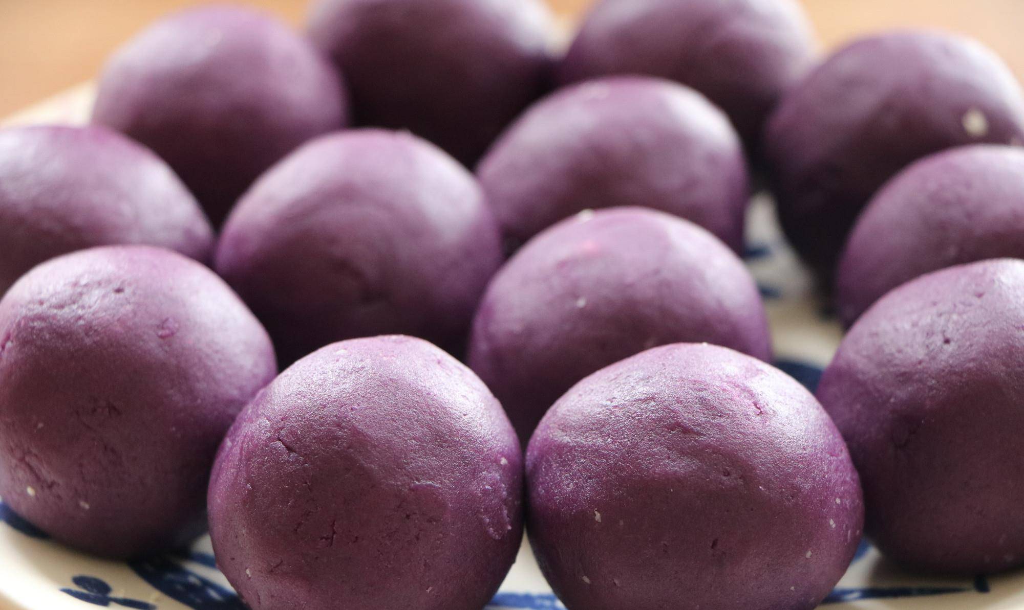 香芋紫薯饼的做法_【图解】香芋紫薯饼怎么做如何做好吃_香芋紫薯饼家常做法大全_缘豆儿_豆果美食