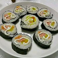 双色趣味寿司的做法图解13