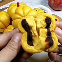 红豆沙南瓜包的做法图解11