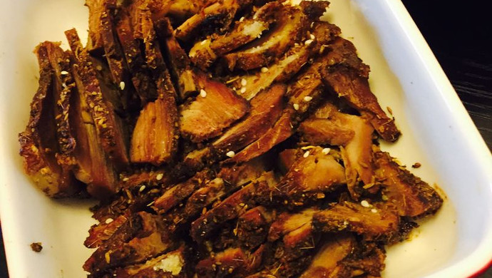 孜然烤羊腿肉