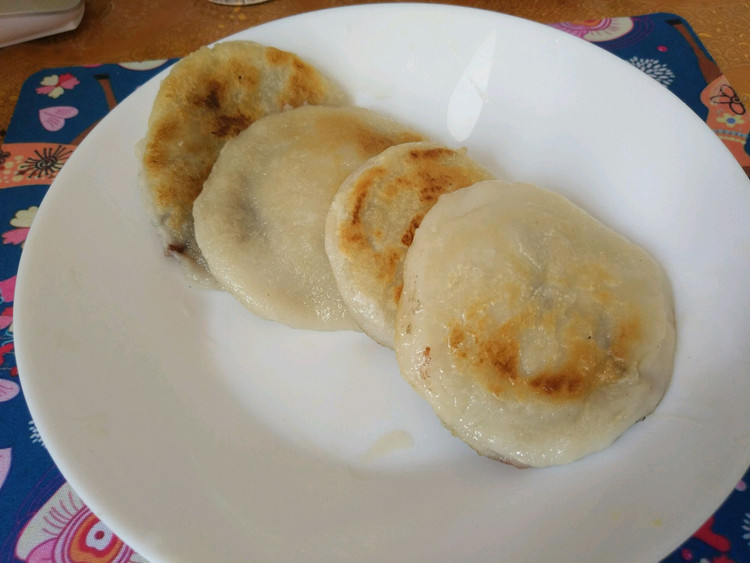 糯米桂花豆沙饼的做法