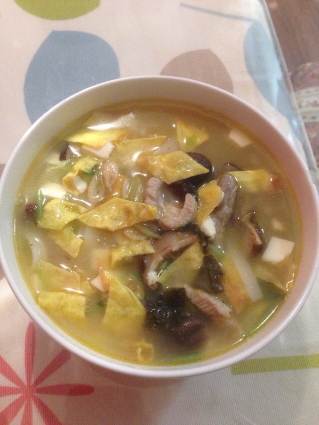 香菇肉丝河粉