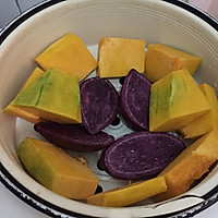 紫薯馅南瓜饼的做法图解1