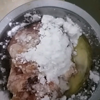 冬京菜蒸肉饼的做法图解2