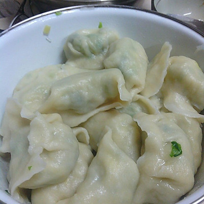 菠菜鸡蛋粉丝水饺