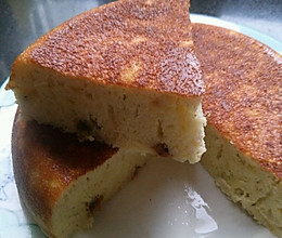 不需要打发蛋清、烤箱、面包粉的低糖低油香蕉发蛋糕的做法