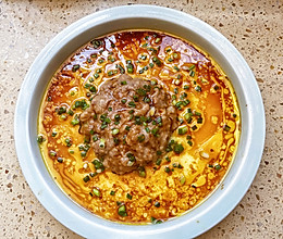肉饼蒸蛋的做法