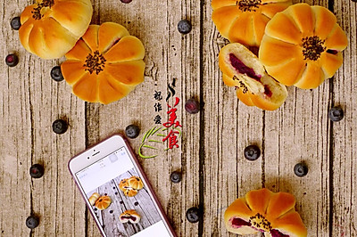 紫薯花包