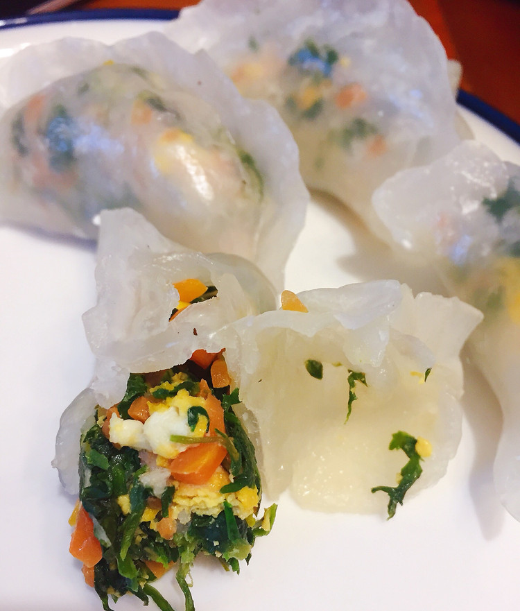 荠菜水晶虾饺的做法