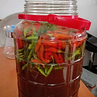 腌酸辣椒醋的做法图解2