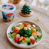 #有球必IN 圣诞鲜吃#蔬果奶酪沙拉的做法图解8